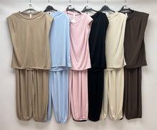 Load image into Gallery viewer, Shoulder pad loungewear co-ord
