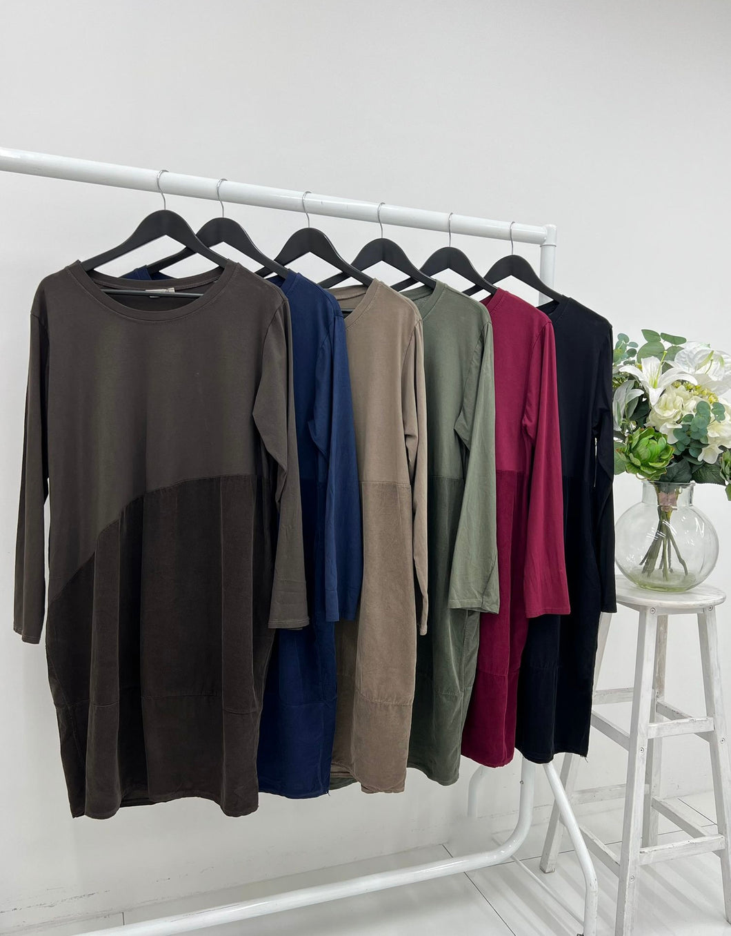 Cotton corduroy tunic