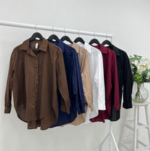 Load image into Gallery viewer, Plain cotton shirt
