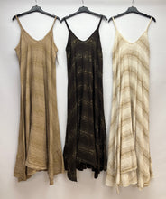 Load image into Gallery viewer, Linen cotton strap dress
