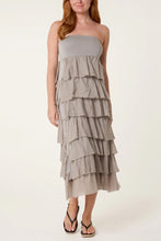 Load image into Gallery viewer, Tiered bandeau dress
