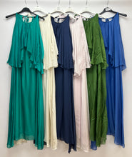 Load image into Gallery viewer, Alpini silk overlay dress
