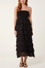 Load image into Gallery viewer, Tiered bandeau dress
