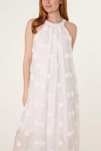 Load image into Gallery viewer, Cotton flower halterneck dress
