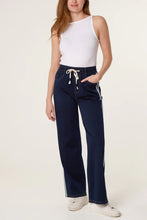 Load image into Gallery viewer, QED side stripe denim trousers
