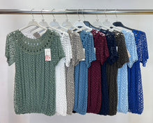 Load image into Gallery viewer, Crochet stretch top
