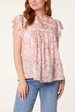 Load image into Gallery viewer, Flower print cotton top
