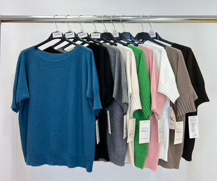Soft knit round neck jumper
