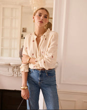 Load image into Gallery viewer, InApril 1986 cheesecloth embroidered shirt
