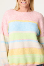Load image into Gallery viewer, Stripe knitted jumper

