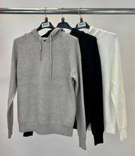 Load image into Gallery viewer, Ribbed popover hoody
