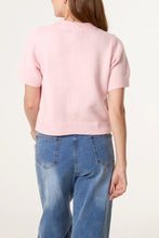 Load image into Gallery viewer, Pearl bow cardigan
