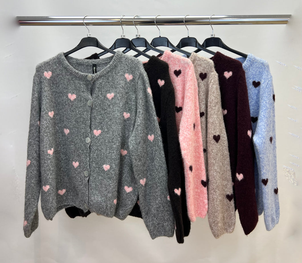 Heart cardigan