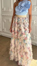 Load image into Gallery viewer, Flower mesh skirt
