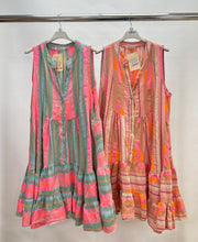 Load image into Gallery viewer, Aztec cotton sleeveless dress
