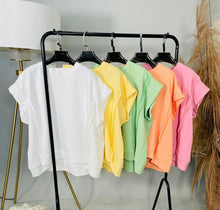 Load image into Gallery viewer, Cotton short sleeve sweatshirt
