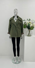 Load image into Gallery viewer, Leopard trim coat
