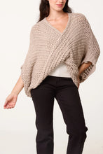 Load image into Gallery viewer, Twisted knitted jumper

