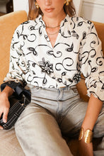 Load image into Gallery viewer, InApril 1986 flower embroidered shirt
