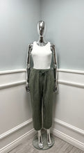 Load image into Gallery viewer, Linen pinstripe trouser
