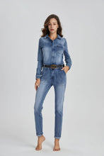 Load image into Gallery viewer, Melly denim boiler suit
