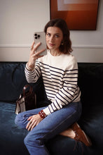 Load image into Gallery viewer, InApril 1986 breton stripe button jumper
