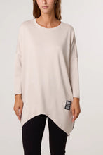 Load image into Gallery viewer, Plain oversized side zip sweatshirt
