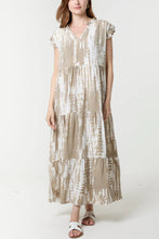 Load image into Gallery viewer, Tie dye tiered dress
