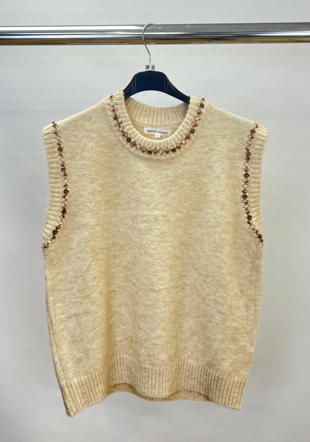 Embroidered tank top