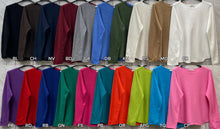 Load image into Gallery viewer, Soft knit round neck jumper
