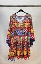 Load image into Gallery viewer, Embellished multicolour dress
