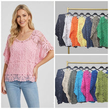 Load image into Gallery viewer, Crochet two piece top
