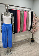 Load image into Gallery viewer, Stonewashed split leg trousers
