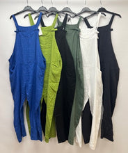 Load image into Gallery viewer, Linen dungarees
