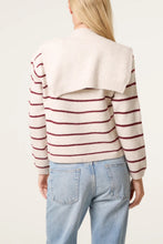 Load image into Gallery viewer, Stripe tie front cardigan
