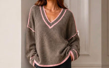Load image into Gallery viewer, Pinka contrast jumper
