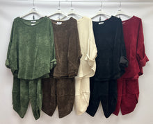 Load image into Gallery viewer, Chenille co-ord loungewear set
