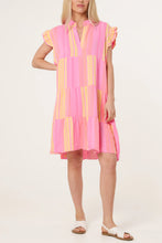 Load image into Gallery viewer, Aztec cheesecloth tiered dress

