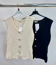 Load image into Gallery viewer, Moocci textured knit waistcoat
