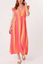Load image into Gallery viewer, Aztec cheesecloth cotton dress

