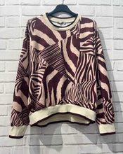 Load image into Gallery viewer, Abstract zebra sweatshirt
