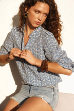 Load image into Gallery viewer, InApril 1986 denim embroidered shirt
