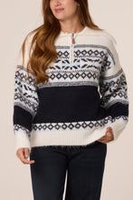 Load image into Gallery viewer, Nordic half zip jumper
