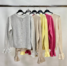 Load image into Gallery viewer, Moocci frill sleeve cardigan
