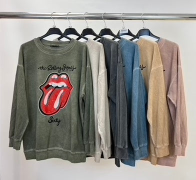 Rolling stones cotton sweatshirt