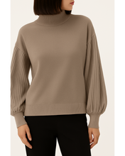 Load image into Gallery viewer, Pleated sleeve jumper

