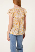 Load image into Gallery viewer, Flower print cotton top
