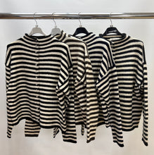 Load image into Gallery viewer, Soft knit stripe cardigan
