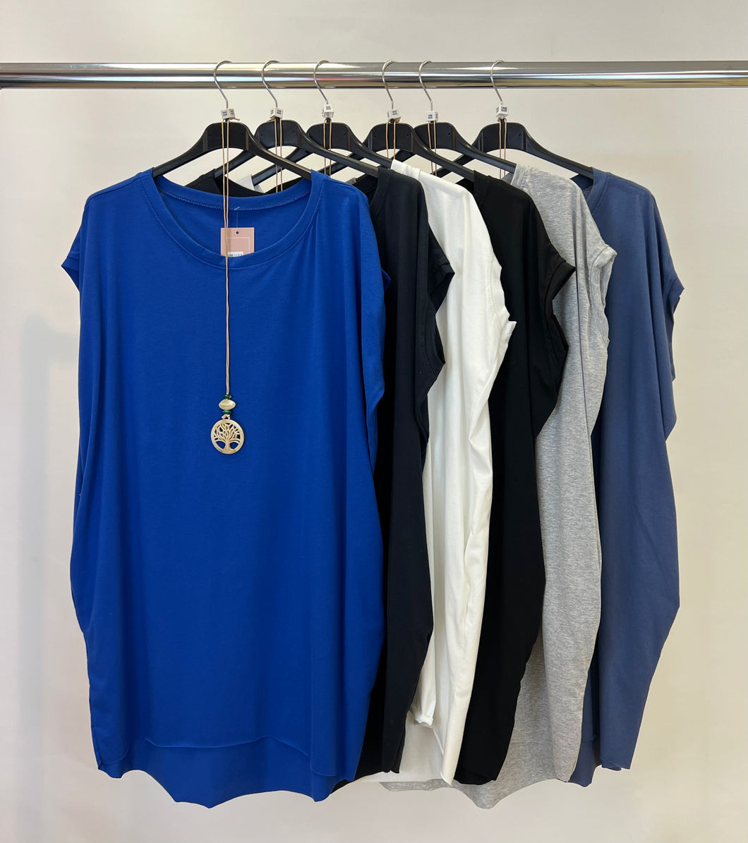 Cotton long t-shirt