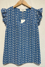 Load image into Gallery viewer, InApril 1986 denim embroidered top
